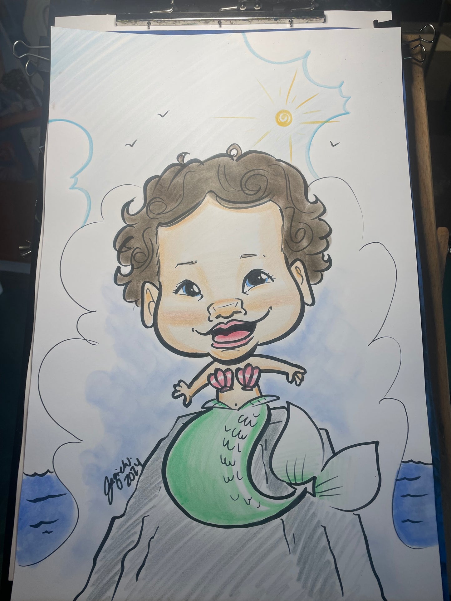 Custom Traditional Caricature - Color