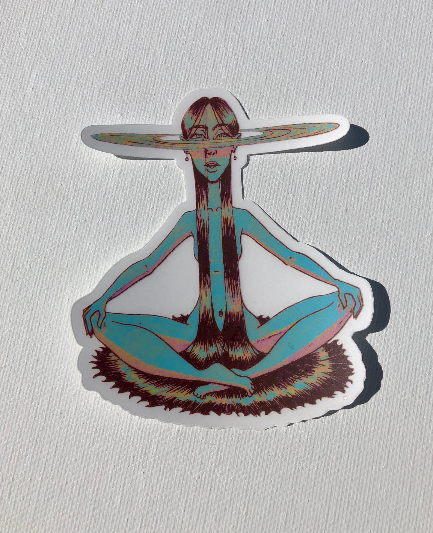 Saturn Girl Sticker