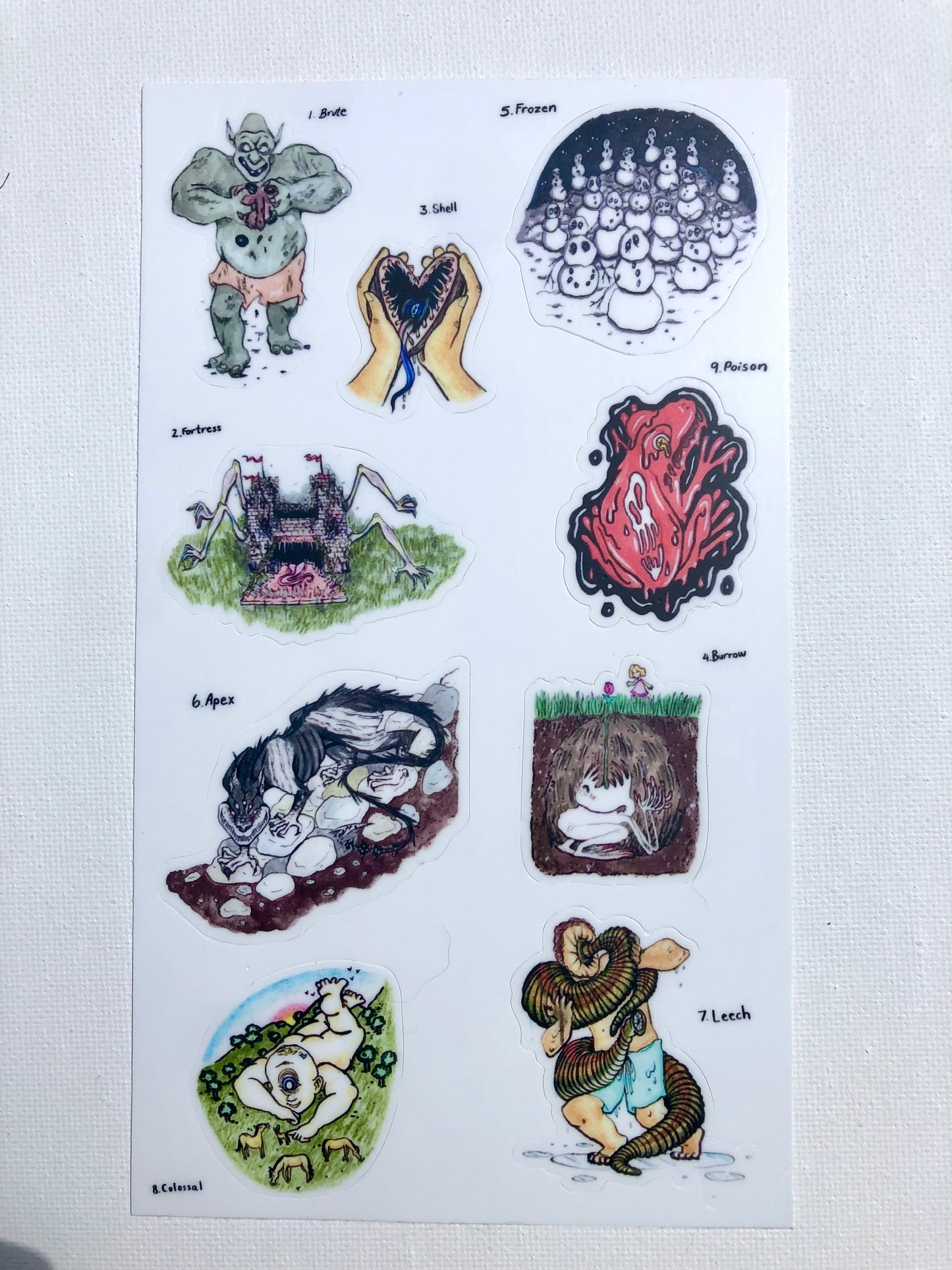 Monsters & Beasts Sticker Book